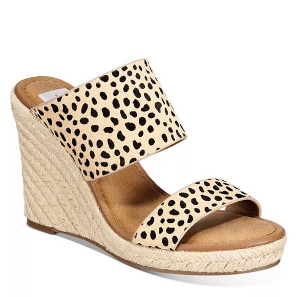 DV by Dolce Vita Shoes - Dolce Vita Lotty Cheetah Espadrille Wedges